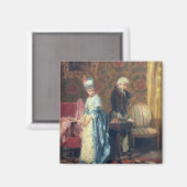 Aimant The Lovers' Tiff, 1872 (huile sur panneau) (Recto/Verso)