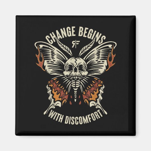 Aimant The Marisa Butterfly Skull Change Begin With Disco (Devant)