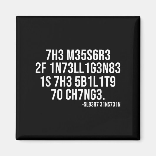 Aimant The Measure Of Intelligence Coded Motivational Sci (Devant)