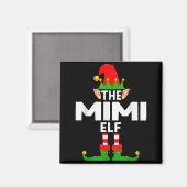 Aimant The Mimi Elf Family Christmas Pajama Party (Recto/Verso)