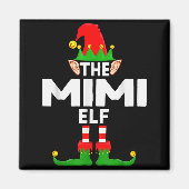 Aimant The Mimi Elf Family Christmas Pajama Party (Devant)