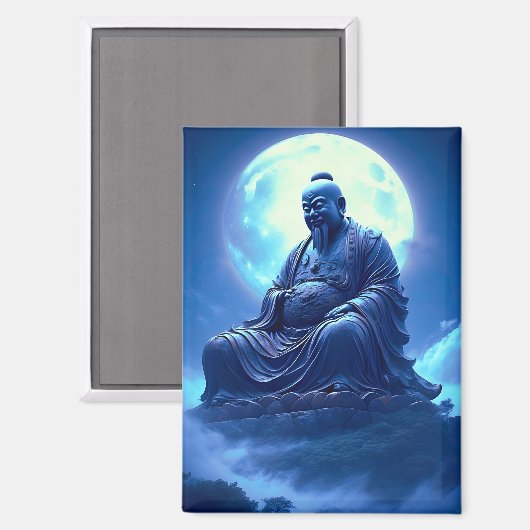 Aimant The Moon’s Blessing Over the Celestial Statue (Recto/Verso)