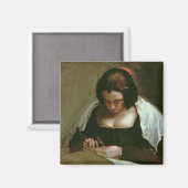 Aimant The Needlewoman, c.1640-50 (Recto/Verso)