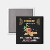 Aimant The New Orleans Voodoo Club - Crazy, Insane  (Recto/Verso)