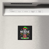 Aimant The Nurse Elf Christmas Nursing Funny Rn Christmas (In Situ (Lave-vaisselle))
