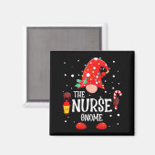 Aimant The Nurse Gnome Matching Family Christmas Gnome Pa (Recto/Verso)