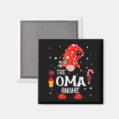 Aimant The Oma Gnome Matching Family Christmas Gnome Paja (Recto/Verso)