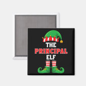 Aimant The Principal Elf Christmas For Principal School P (Recto/Verso)