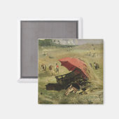 Aimant The Red Sunshade, vers 1860 (Recto/Verso)