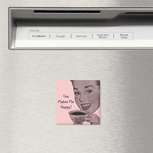 Aimant Thé rétro (In Situ (Lave-vaisselle))