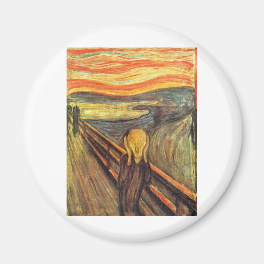 Aimant The Scream - Edvard Munch (Devant)