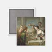 Aimant The Sense of Taste, c.1744-47 (oil on canvas) (Recto/Verso)