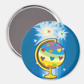 Aimant The Starry Globe - (Recto/Verso)
