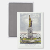 Aimant The Statue of Liberty, The Great Bartholdi Statue (Recto/Verso)