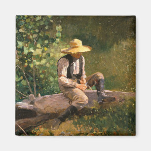 Aimant The Whittling Boy (par Winslow Homer)