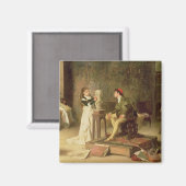 Aimant The Young Sculpture (oil on canvas) (Recto/Verso)