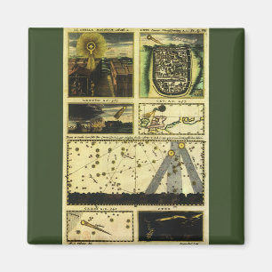 Aimant Theatrum Cometicum Comètes par Stanislaw Lubieniec