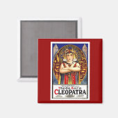 Aimant Theda Bara comme film Vintage Cleopatra (Recto/Verso)