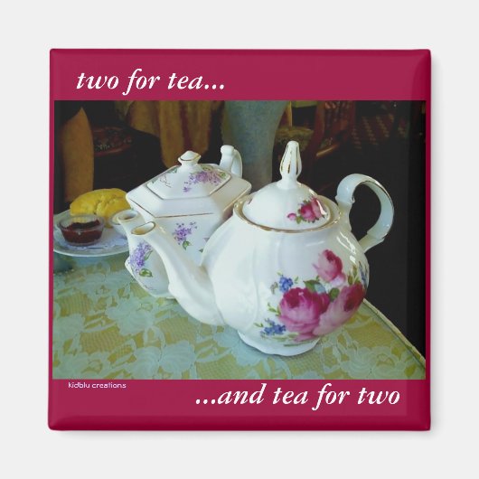 aimant - théière anglaise (Devant)