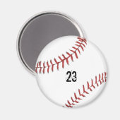 Aimant Thème de baseball (Recto/Verso)