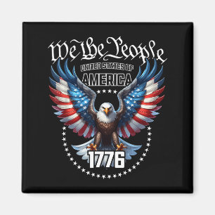 Aimant Thème de drapeau américain patriotique usa design