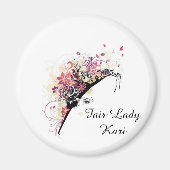 Aimant Thème de Lady Anniversaire Faveur de Mariage Enter (Devant)