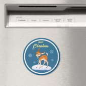 Aimant Thème de Noël mignon customisé Classic Round (In Situ (Lave-vaisselle))