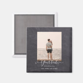 Aimant Thème de tableau de bord personnalisé de texte per (Recto/Verso)