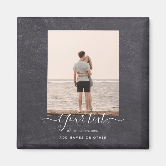 Aimant Thème de tableau de bord personnalisé de texte per (Devant)