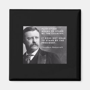 Aimant Theodore Roosevelt Pro-démocratie Anti-trump Patri