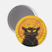 Aimant Theophile Steinlen - Le Conversation Noir Vintage (Recto/Verso)