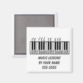 Aimant Théorie du piano (Recto/Verso)