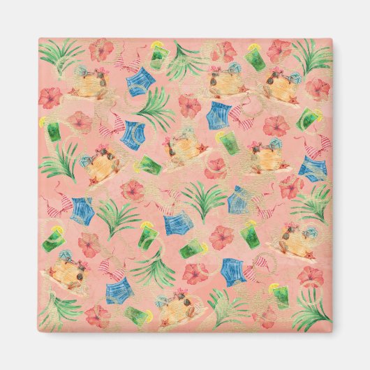 Aimant Théorie orange (Devant)