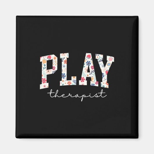 Aimant Thérapeute de jeu de fleurs rétro Professionnel de (Devant)