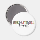 Aimant Thérapeute récréative colorée (Recto/Verso)