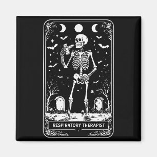 Aimant Thérapeute respiratoire Halloween Carte Tarot Pulm