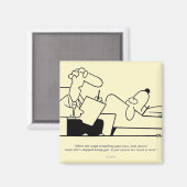 Aimant Thérapie du chien (Recto/Verso)