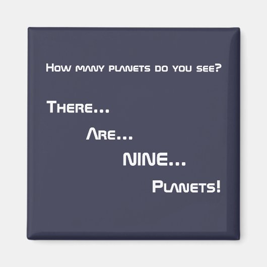 Aimant There... Sont... NEUF... Planètes ! (Devant)