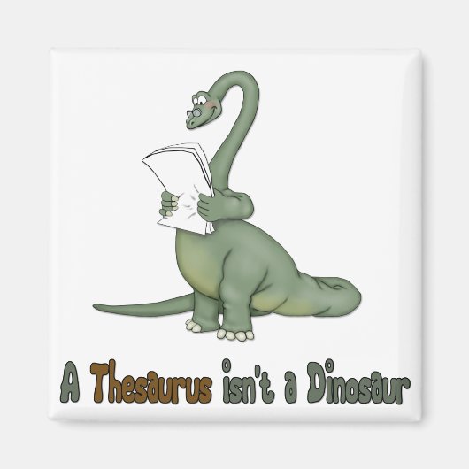 Aimant Thesaurus Dinosaur (Devant)