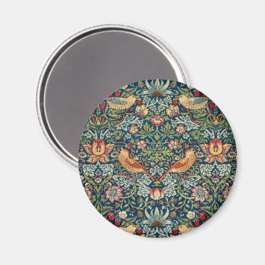 Aimant Thief de fraises par William Morris (Recto/Verso)