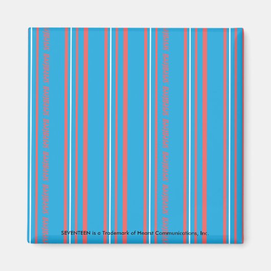 Aimant Thin Stripes Aqua (Devant)