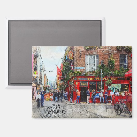 Aimant This is Dublin-Ireland (Recto/Verso)