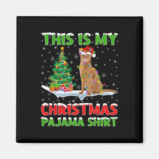 Aimant This Is My Christmas Pajama Shirt Christmas  (Devant)
