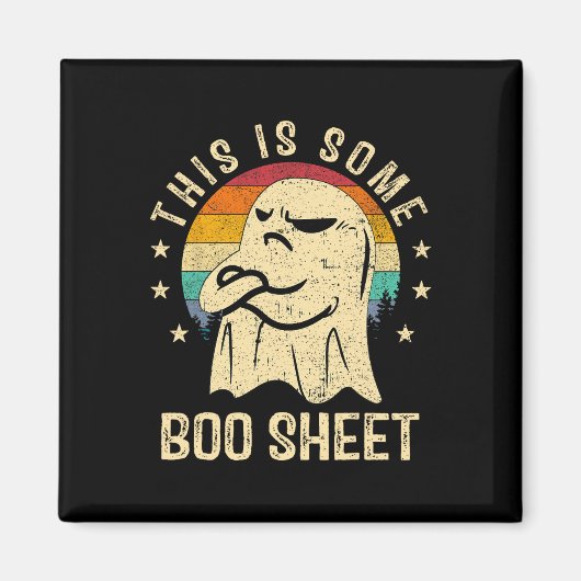 Aimant This Is Some Boo Sheet Halloween Ghost Funny Men W (Devant)