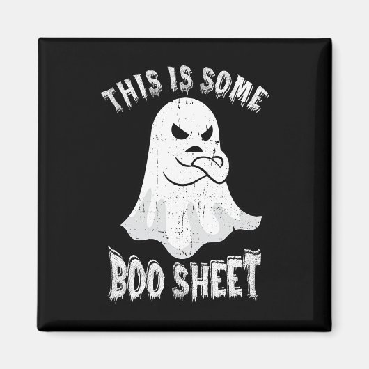Aimant This Is Some Boo Sheet Halloween Ghost Funny Men W (Devant)