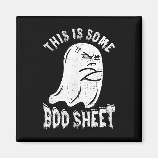 Aimant This Is Some Boo Sheet Halloween Ghost Funny Men W (Devant)