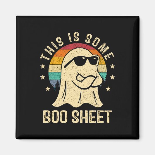 Aimant This Is Some Boo Sheet Halloween Ghost Funny Men W (Devant)