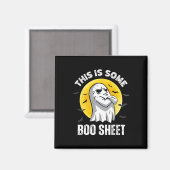 Aimant This Is Some Boo Sheet Halloween Ghost Funny Men W (Recto/Verso)