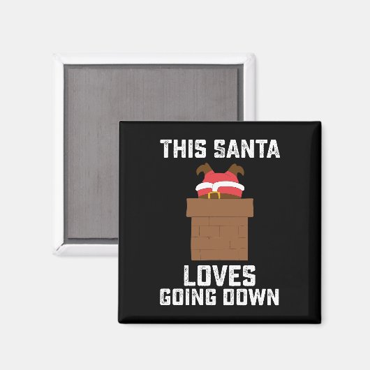 Aimant This Santa Loves Going (Recto/Verso)