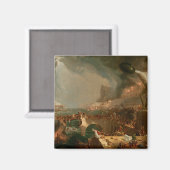 Aimant Thomas Cole Le cours de la destruction de l'Empire (Recto/Verso)